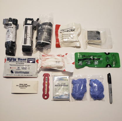 Centa1 Med Kits Blue Force Gear - Trauma Kit NOW! - Small - with Our 12-Piece TFAK Supplies and a Commercial Grade Tourniquet Holder