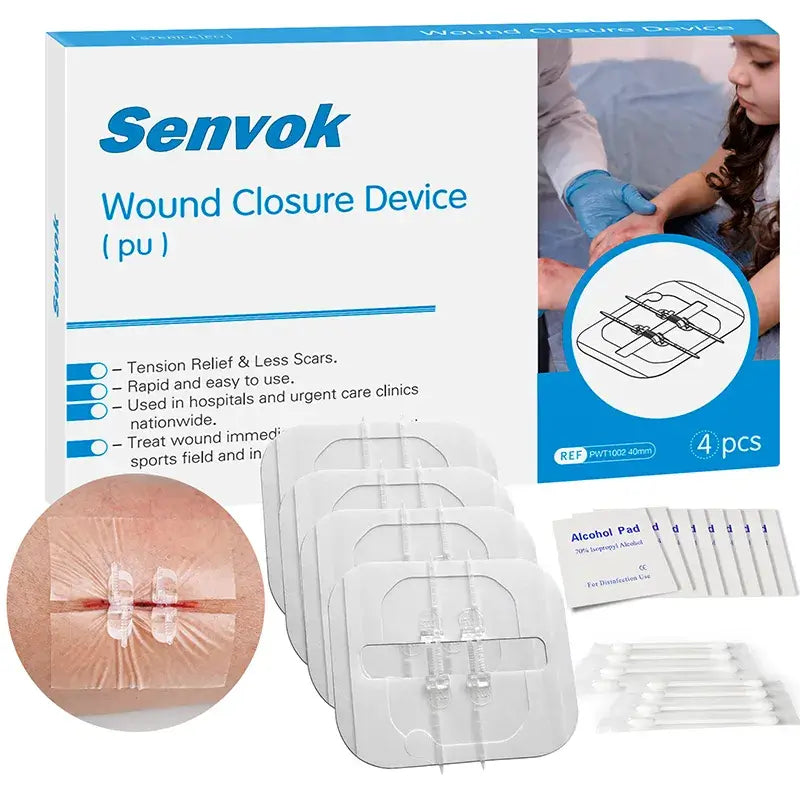 SENVOK - Advanced Wound Closure with Interlaced Locking Technology