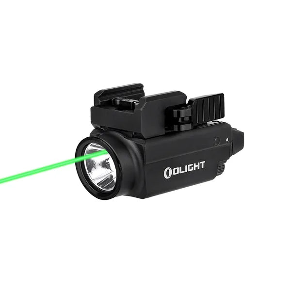 OLight - BALDR S BL Rail-Mounted Tactical Light/Laser 800 Lumens - Green or Blue Laser