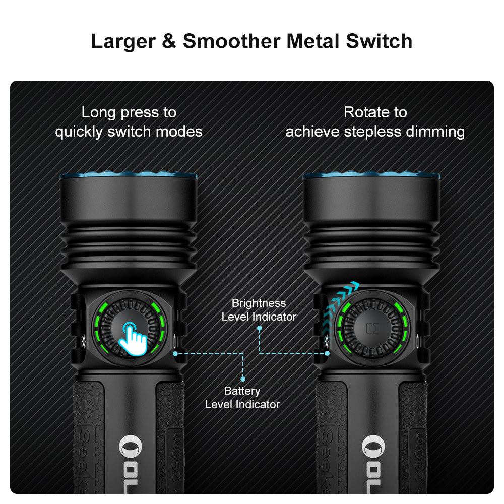 OLight - Seeker 4 Pro High-Power Flashlight