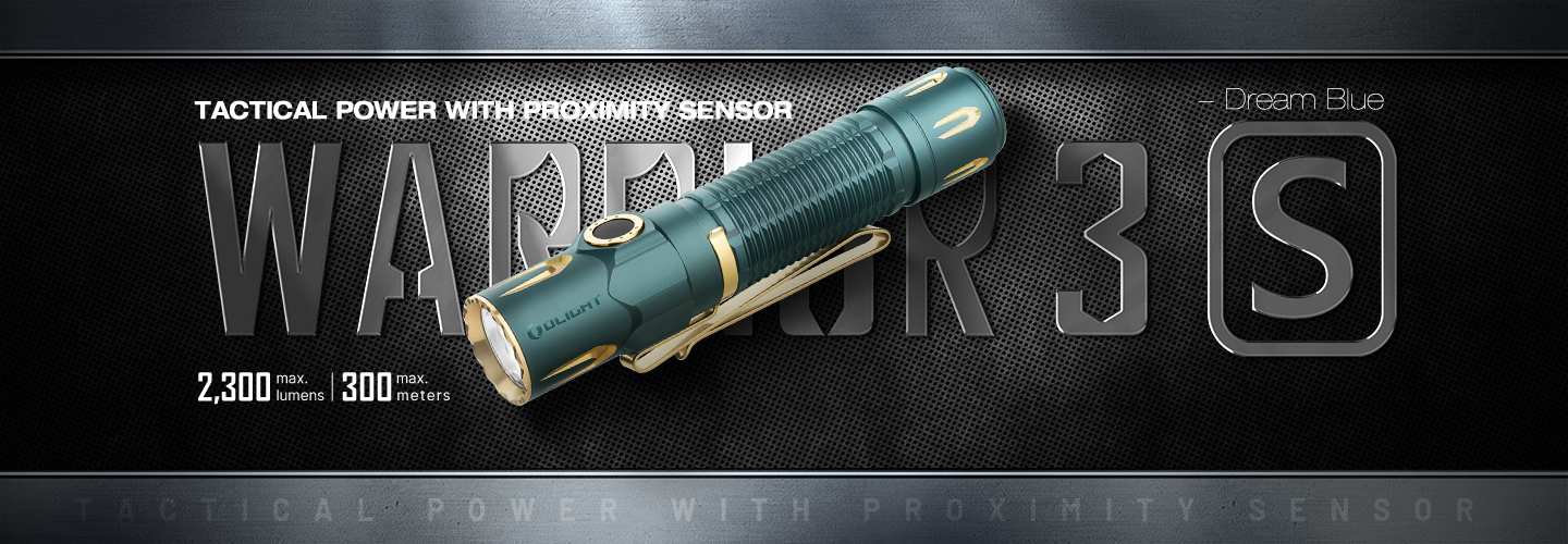 OLight - Warrior 3S High Beam Tactical Flashlight