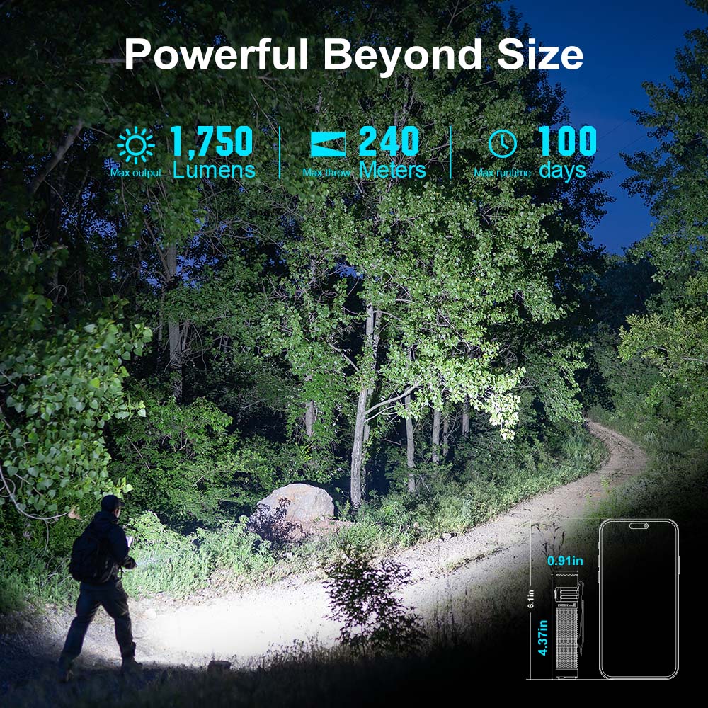 OLight - Warrior Mini 3 Portable Tactical Flashlight