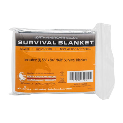 NAR - EMERGENCY SURVIVAL BLANKET - 52" X 84"